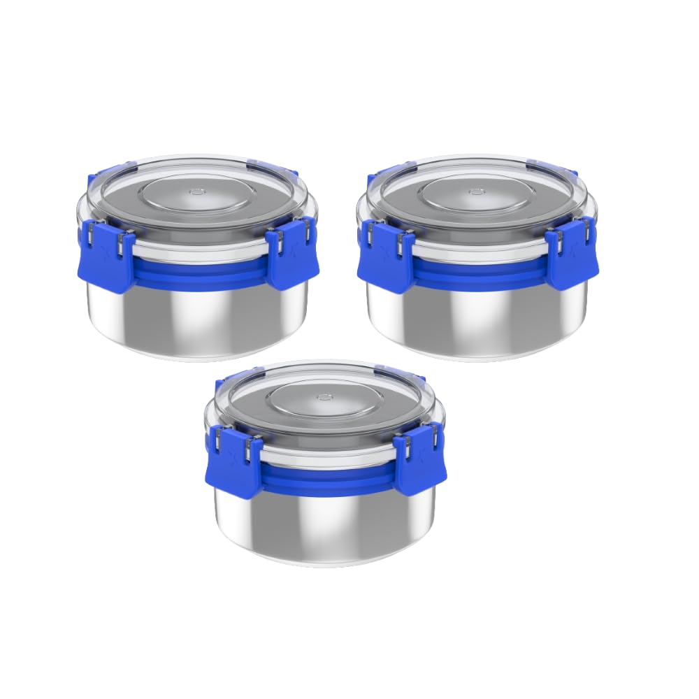 Mumma's LIFE Smart Lock Stainless Steel Storage Containers Airtight Leak Proof BPA Free