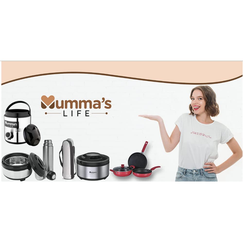Mumma's LIFE- Stainless Steel Thermally Insulated Water Jug 10 Litre & 2000ml Casserole & 3500ml Casserole Combo Set of 3 pcs I