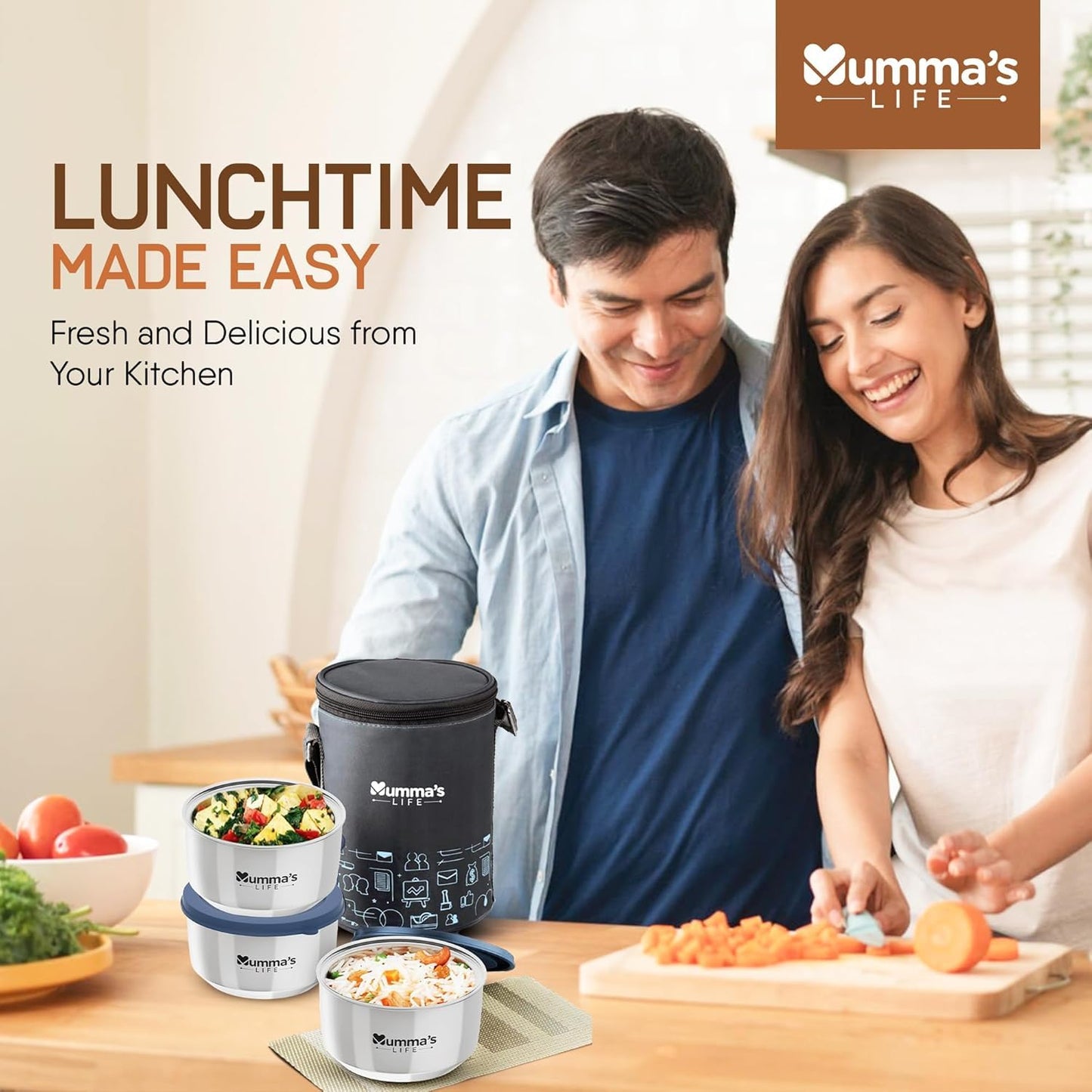 Premium Cute 3 Insulated Lunch Box