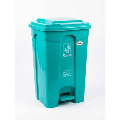 Mumma's LIFE Pedal Dustbin For Kitchen With Lid | 10L Yellow Pedal Dustbin Plastic Garbage Bin for Indoor & Outdoor Use | Step-On Waste Bin | Dust Bins For Home