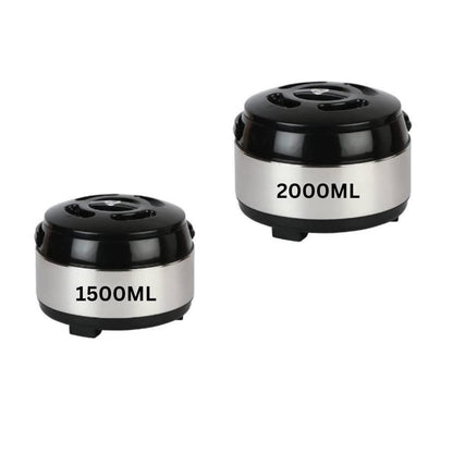 Mumma's Life Non-Stick Stainless Steel Insulated Casserole, Set of 2, Keeps Food Hot for Hours
