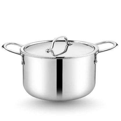 Triply Stainless Steel Kadai with Heavy Bottom