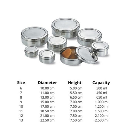 Kitchen storage Airtight Container (Silver)