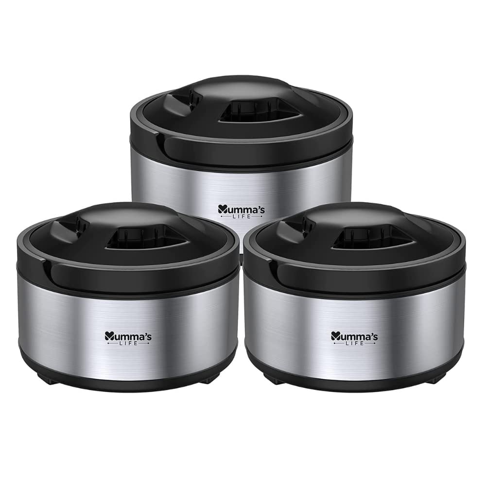 Stainless Steel Casserole Combo (3 Pcs)