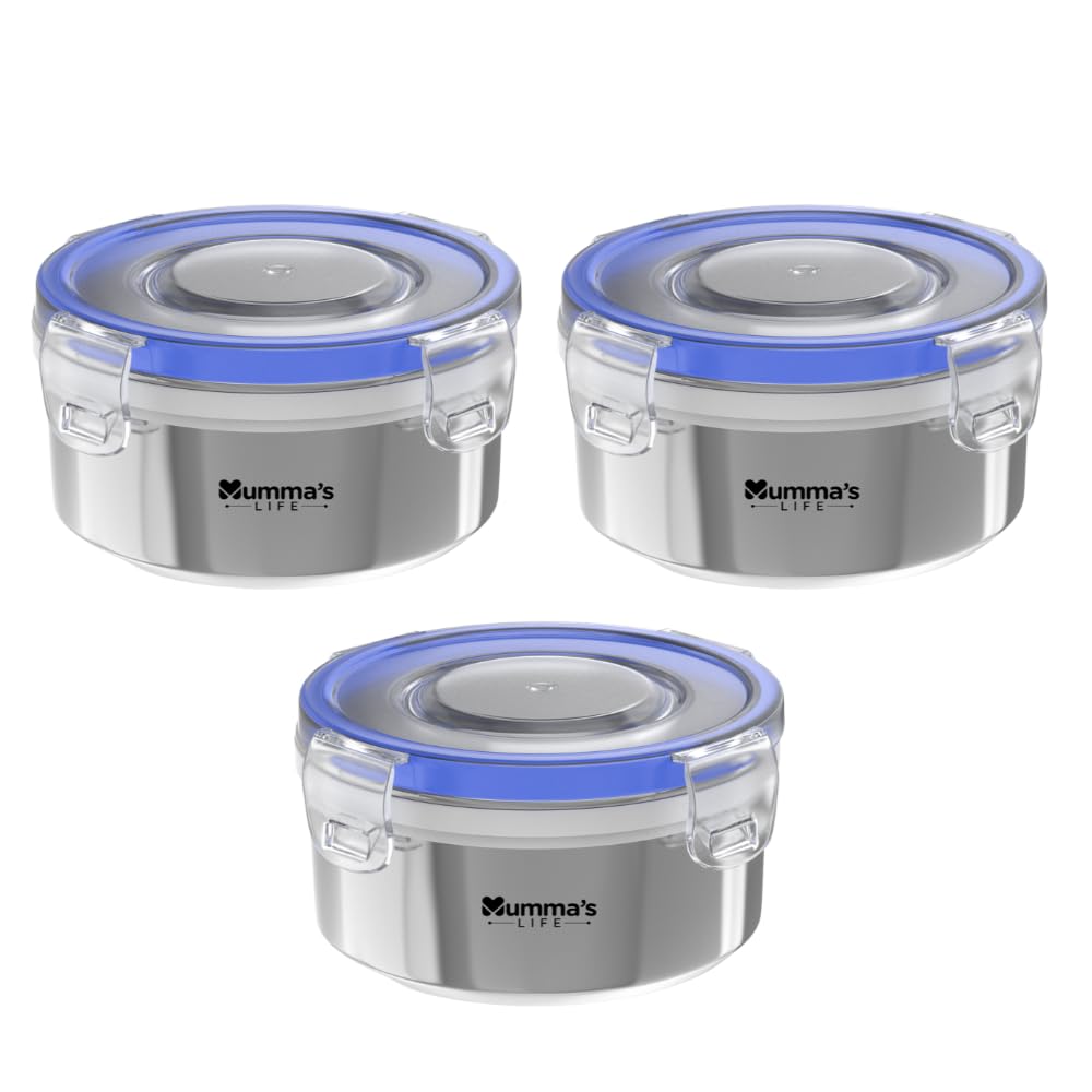 Mumma's LIFE Lich Stainless Steel Storage Containers Airtight Leak Proof BPA Free