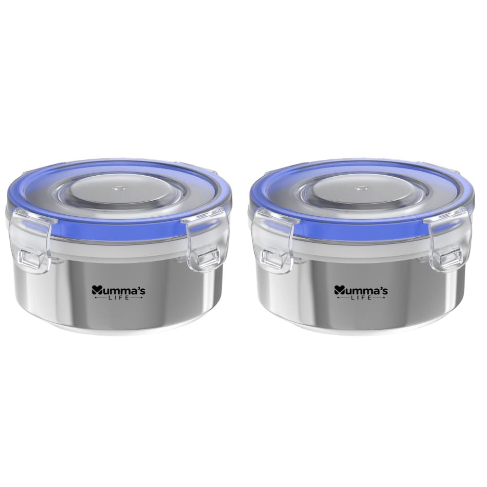 Mumma's LIFE Lich Stainless Steel Storage Containers Airtight Leak Proof BPA Free