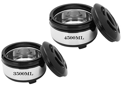 Mumma's Life Non-Stick Stainless Steel Insulated Casserole, Set of 2, Keeps Food Hot for Hours