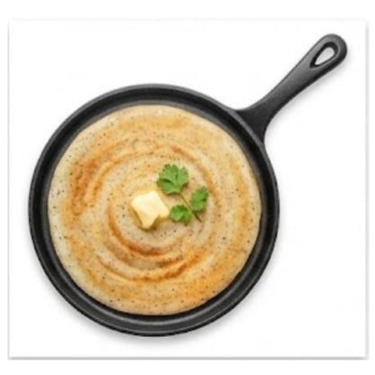 Mumma’s Life Cast Iron Cookware Set (3-Piece Combo) – Dosa Tawa (30.5 cm), Deep Kadai (2.3L) & Fry Pan (1.4L) | Pre-Seasoned, Naturally Non-Stick & Toxin-Free Heavy Duty Kitchen Set (Black)