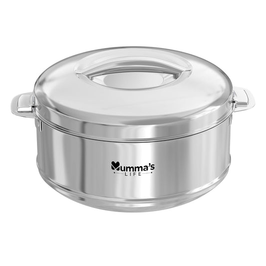Stainless Steel Casseroles | Hot Boxes for Kitchen | Hot Food, Easy to Store| Hygiene | Odourless (Silver)