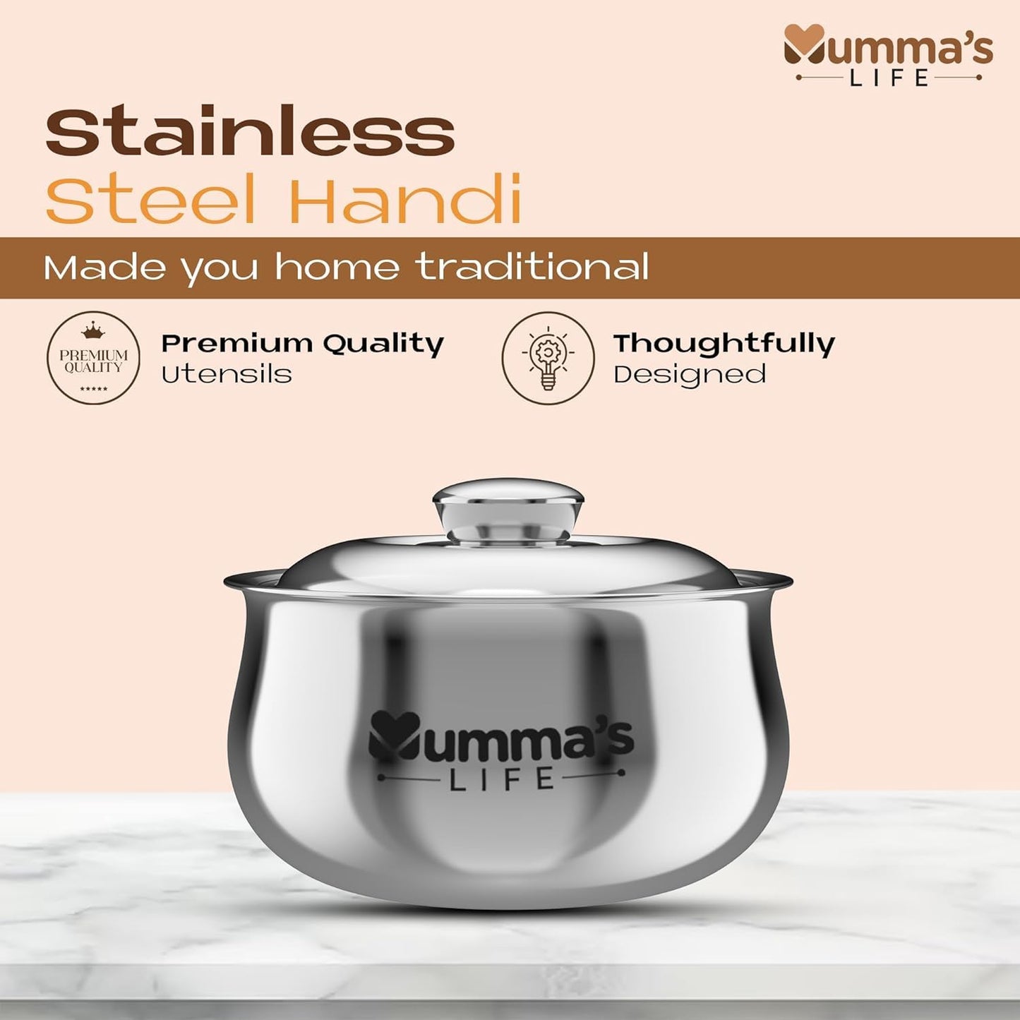 Sweet Moma Double Wall Insulated Steel Casserole