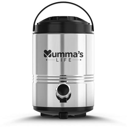 Mumma's LIFE Stainless Steel 7400ml Water Camper/Water Jug Vacuum Insulated Thermo Flask Jug Water Beverage Dispenser (10000)