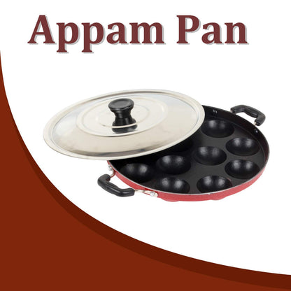 Premium Non-Stick Appam Patra with Lid