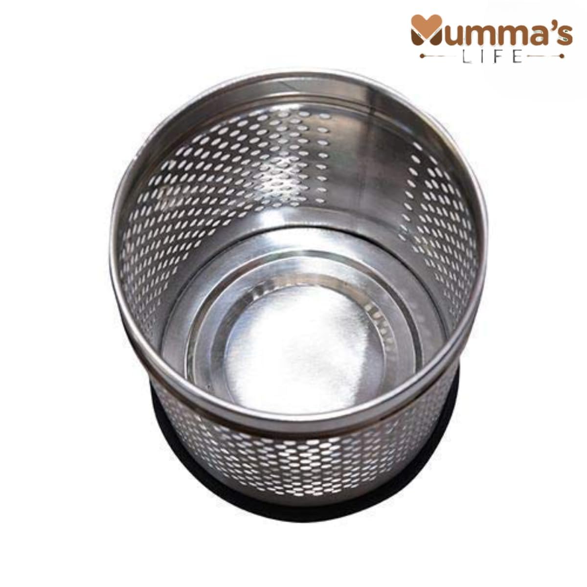 Perforated Stainless Steel Dustbin