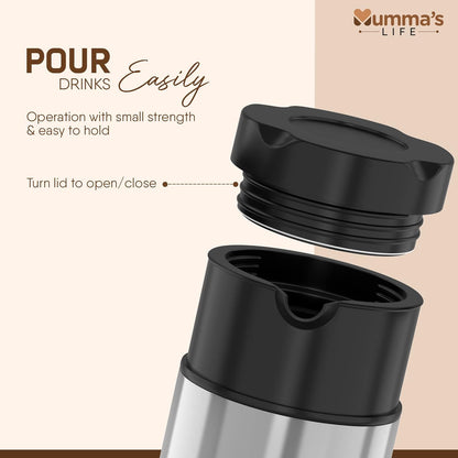 Chrome Finish Stainless Steel Flask