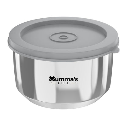 Mumma's LIFE Leak Proof Stainless Steel Storage Containers With Click Lock Lid BPA Free Airtight Tiffin Box