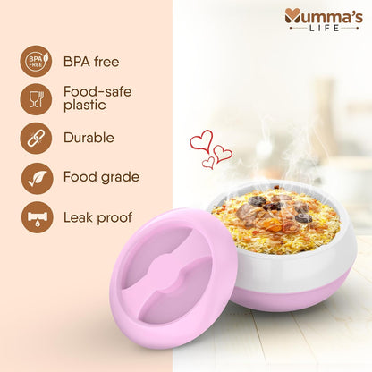 Mumma's LIFE Insulated Casserole Chapati Box with Lid, Keeps Food Hot Up to 6 Hours