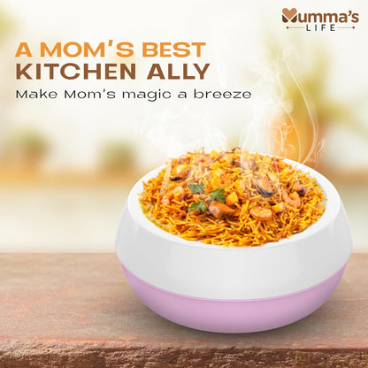 Mumma's LIFE Insulated Casserole Chapati Box with Lid, Keeps Food Hot Up to 6 Hours