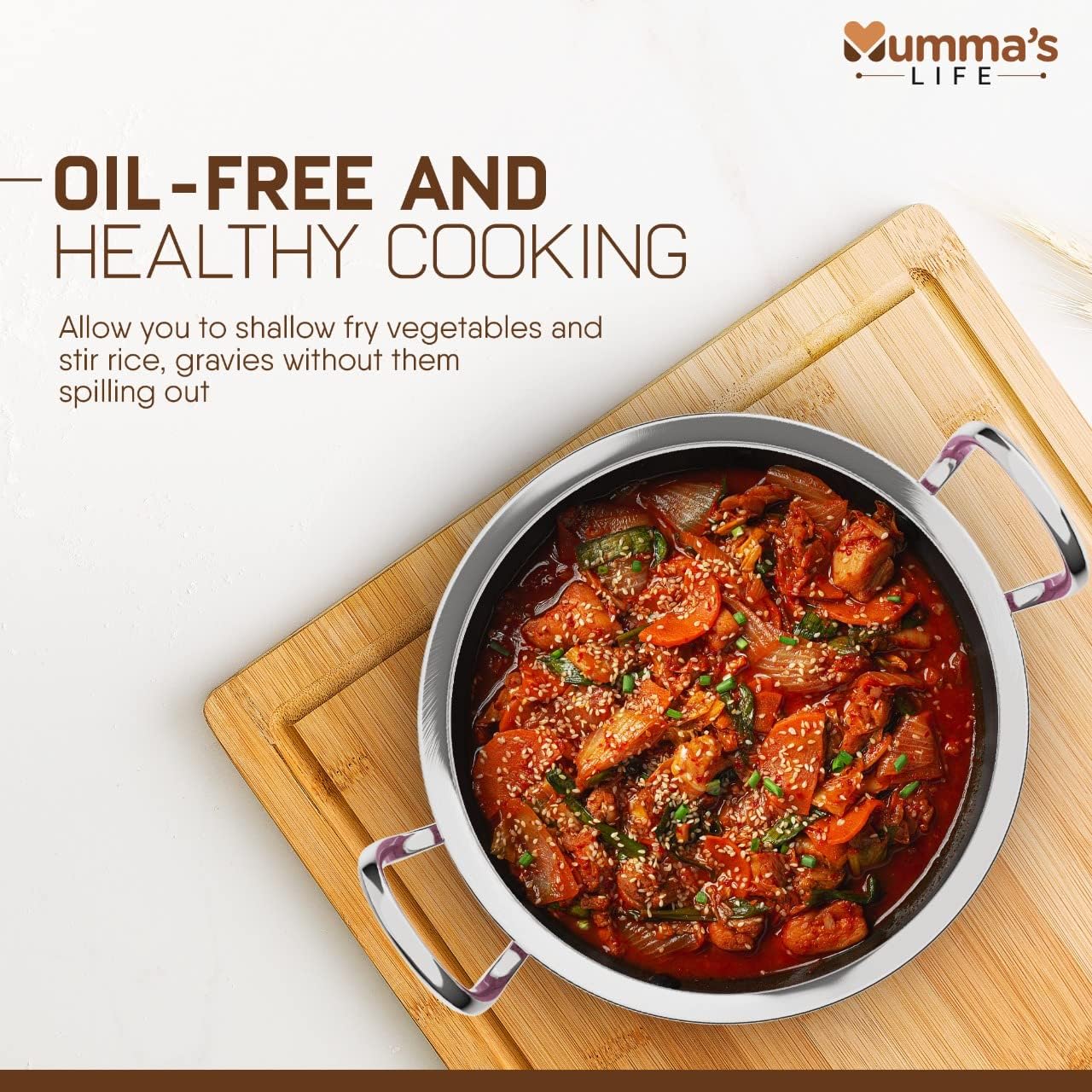 Induction Base Handi with Glass Lid 5L