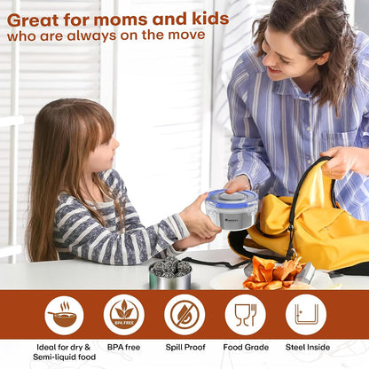 Mumma's LIFE Lich Stainless Steel Storage Containers Airtight Leak Proof BPA Free