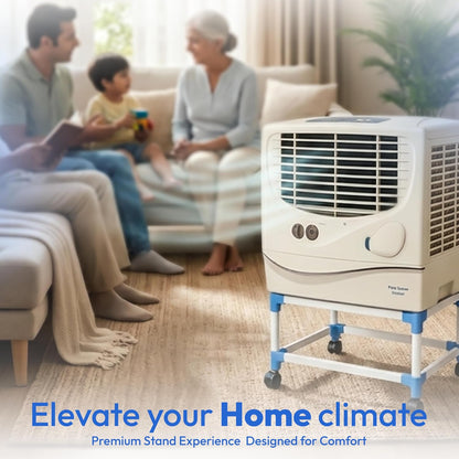 Mumma's LIFE Heavy Duty Cooler Stand With Wheels Metal Trolley for Home & Outdoor Rust Resistant 360 Degree Rotating Wheels