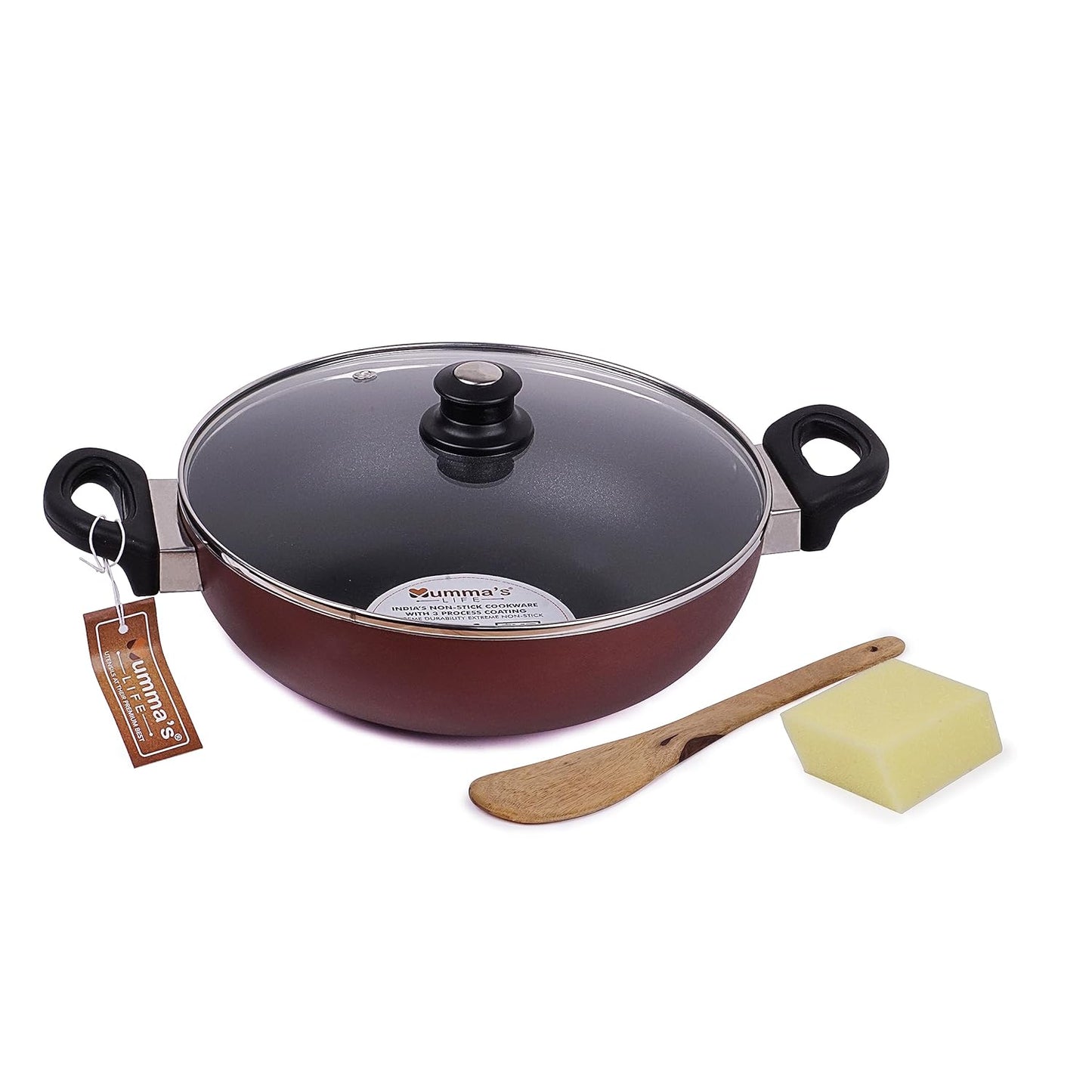 Aluminum Non-Stick Deep Kadai