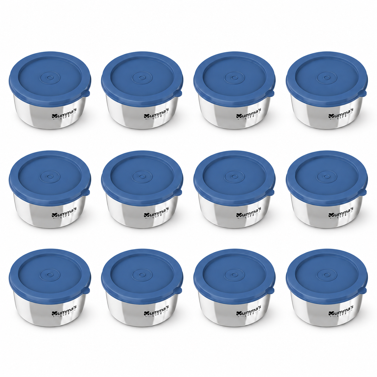 Mumma's LIFE Leak Proof Stainless Steel Storage Containers With Click Lock Lid BPA Free Airtight Tiffin Box