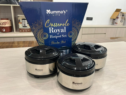 Stainless Steel Casserole Gift Set of 3