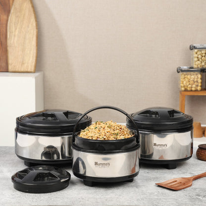 Stainless Steel Casserole Gift Set of 3