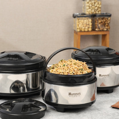 Stainless Steel Casserole Gift Set of 3