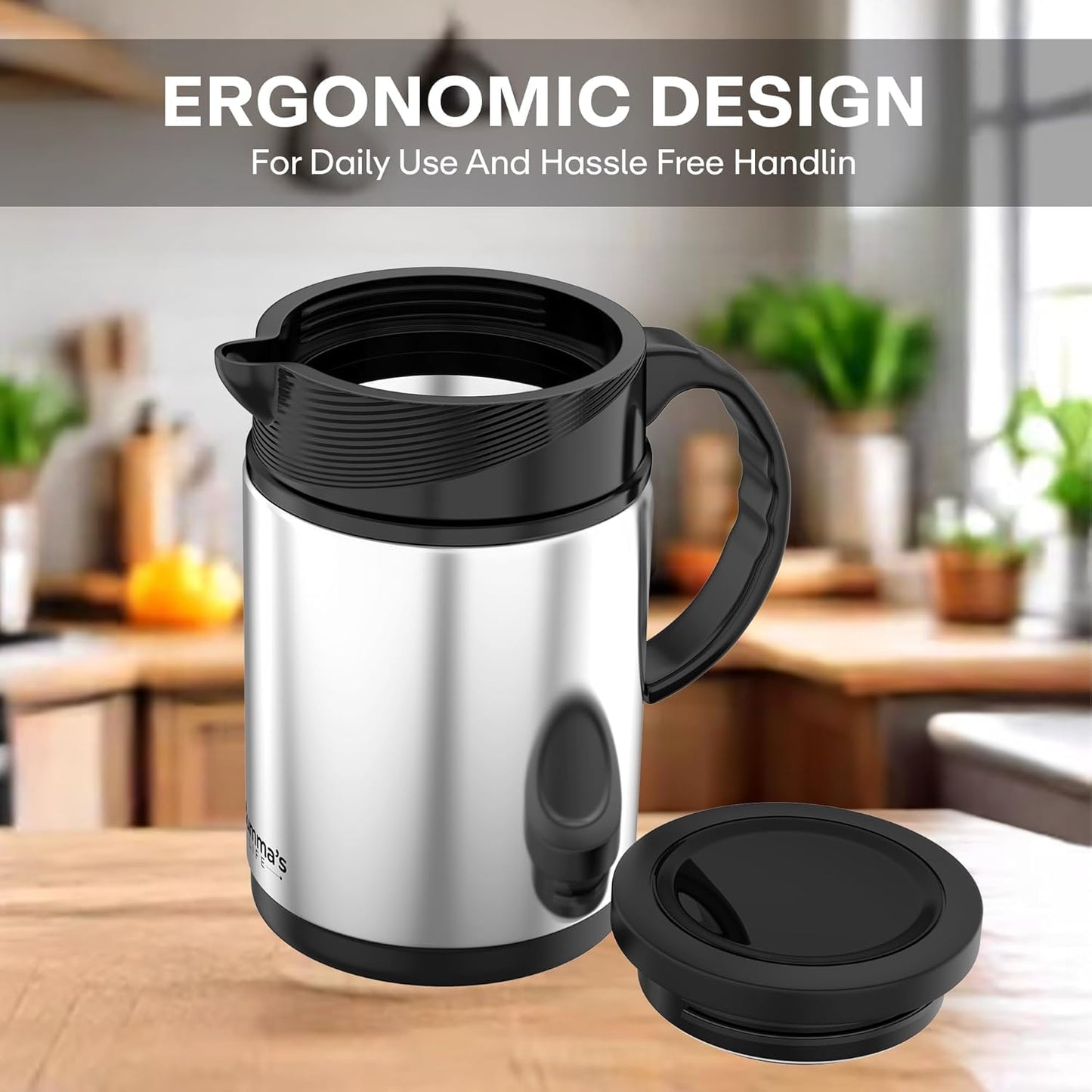 Leak-Proof Steel Insulated Tea Flask